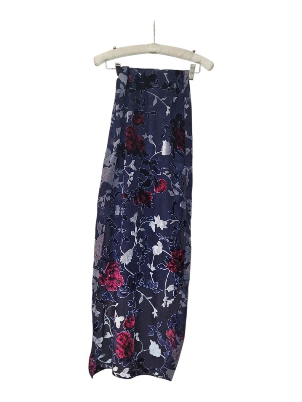 Whimsigoth Red Rose Lulla Collection By Bindya velvet burnout floral scarf